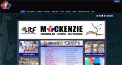 Desktop Screenshot of mackenzie-taekwondo.com